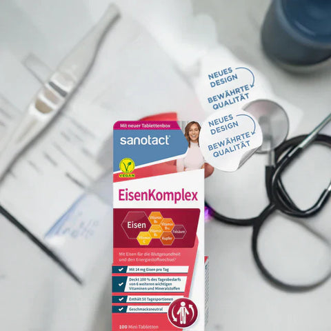 Abwehrkraft stärken mit sanotact® Eisen Komplex – Deine Mini-Helfer für Energie & Wohlbefinden
