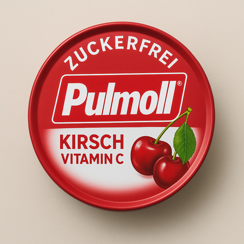 Pulmoll Kirsch Vitamin C – Wohltuend, fruchtig & zuckerfrei