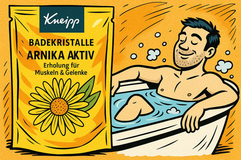 Kneipp Badekristalle Arnika Aktiv – Erholung für Muskeln & Gelenke