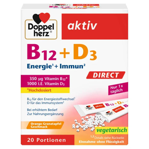 Doppelherz Vitamin B12 Direct -  Energie für den Alltag