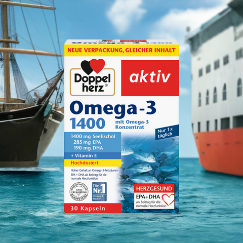 Doppelherz Omega-3 1400 mg - Herzgesundheit und Konzentration