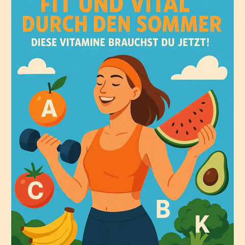 Fit und vital durch den Sommer – Diese Vitamine brauchst du jetzt!