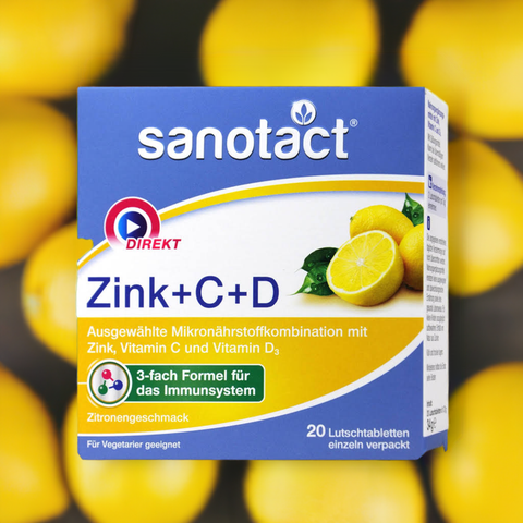 Sanotact Zink C und D – Immunpower und Kraft
