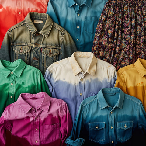 Alte Kleider neu belebet - Kreative Ideen mit Textilfarben