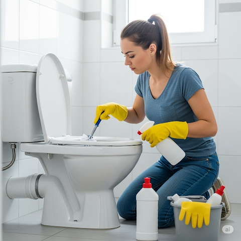 So reinigt der Facility-Management-Profi dein WC-Bad