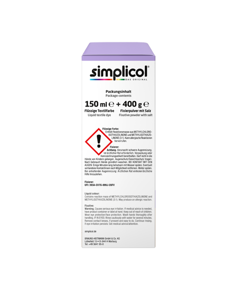 bester-kauf.ch Simplicol Intensiv Miss Lavendel Simplicol Textilfarbe