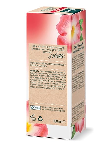 Massageöl Rückenwohl - bester-kauf.ch Kneipp