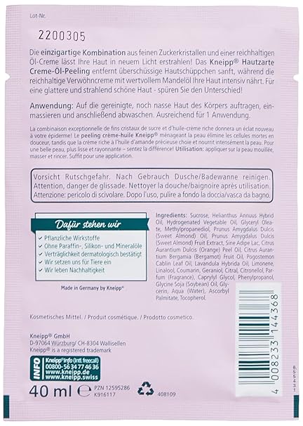 Creme Öl Peeling 40ml 2fach sortiert - bester-kauf.ch 0 Kneipp