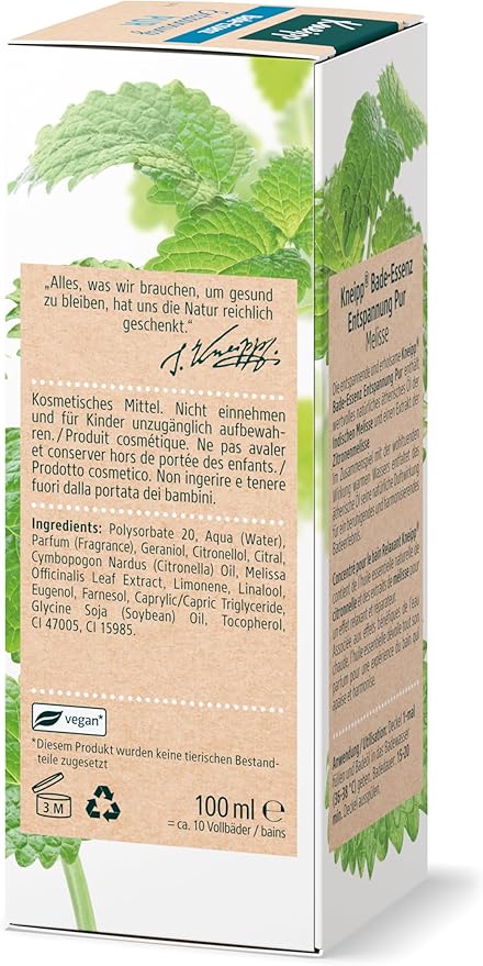 Gesundheitsbad Entspannung Pur Melisse - bester-kauf.ch Kneipp