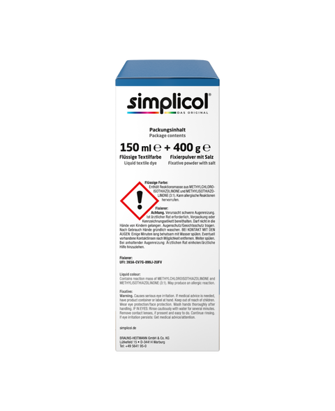 bester-kauf.ch Simplicol Intensiv Textilfarbe Royal-Blau Simplicol Textilfarbe