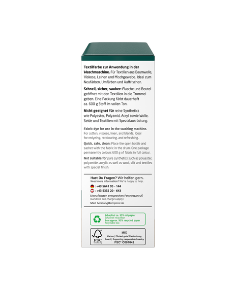 bester-kauf.ch Simplicol Intensiv Textilfarbe Wald-Grün Simplicol Textilfarbe