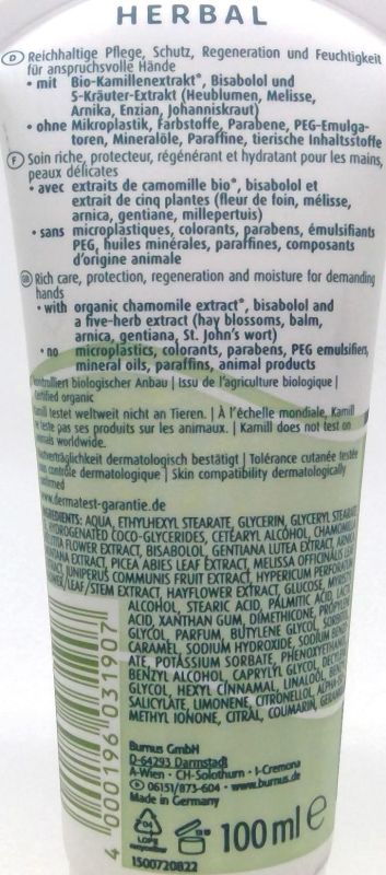 Kamill Hand & Nagelcreme Herbal Tube - bester-kauf.ch Kamill