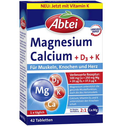 bester-kauf.ch Magnesium Calcium D3 K Abtei Nahrungsergänzung