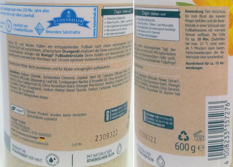 Kneipp Fussbadekristalle 600g - bester-kauf.ch Kneipp