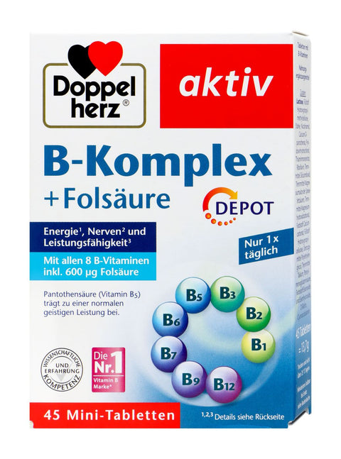bester-kauf.ch B-Komplex Folsäure Doppelherz Nahrungsergänzung