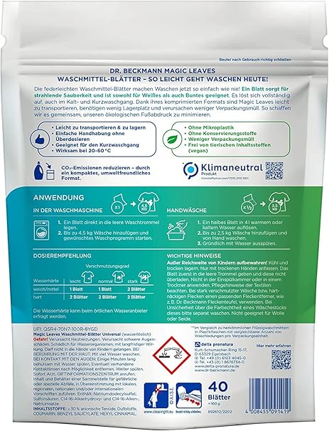 Dr. Beckmann Magic Leaves Universal - bester-kauf.ch Dr. Beckmann