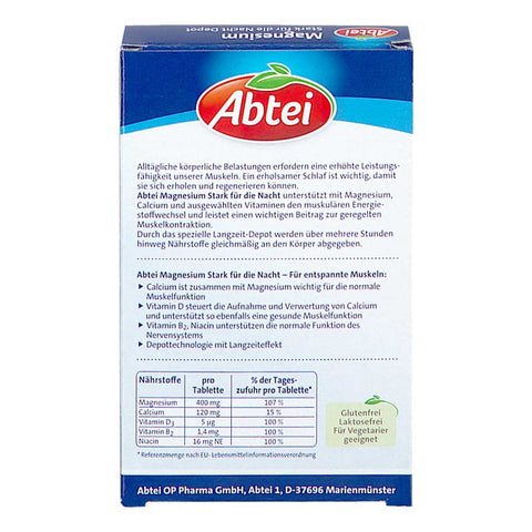 bester-kauf.ch Magnesium Stark für die Nacht Abtei Nahrungsergänzung