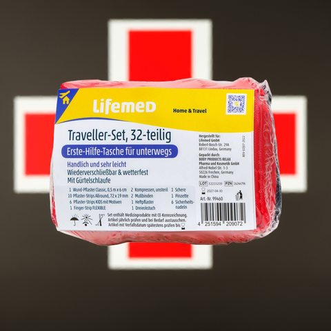Erste Hilfe Set Travel 8,5 cm x 12,5 cm - bester-kauf.ch   Lifemed