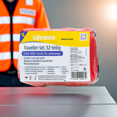 Erste Hilfe Set Travel 8,5 cm x 12,5 cm - bester-kauf.ch   Lifemed