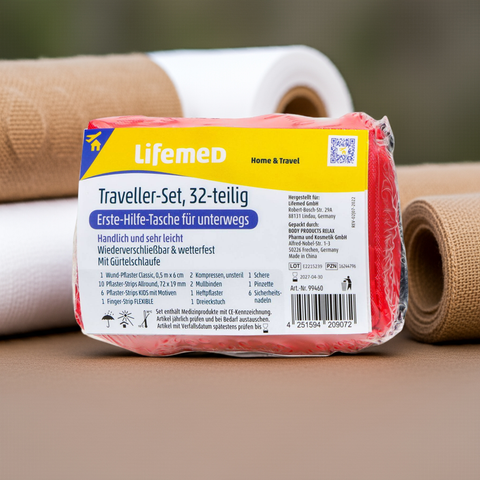 Erste Hilfe Set Travel 8,5 cm x 12,5 cm - bester-kauf.ch   Lifemed