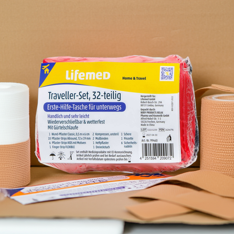 Erste Hilfe Set Travel 8,5 cm x 12,5 cm - bester-kauf.ch   Lifemed