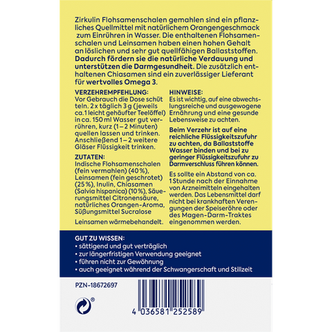 bester-kauf.ch Flohsamen Schalen Orange gemahlen Zirkulin   Nahrungsergänzung