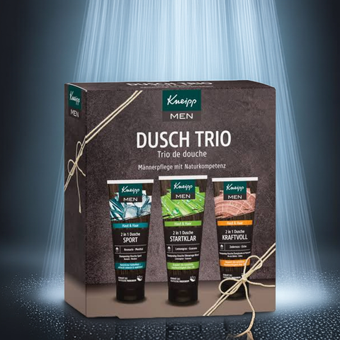 GP Men Dusch Trio 3x 2in1 Dusche à 75ml - bester-kauf.ch Kneipp