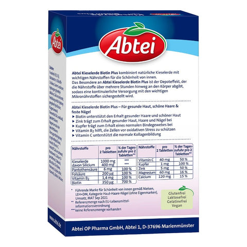 bester-kauf.ch Kieselerde Biotin Plus Abtei Nahrungsergänzung