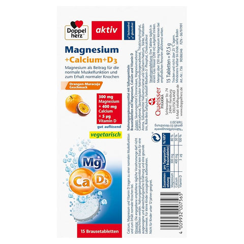 Magnesium Calcium D3 Brausetablette - bester-kauf.ch Doppelherz