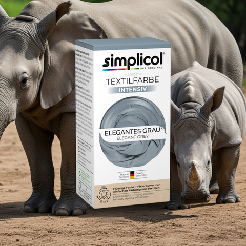 Simplicol Intensiv Textilfarbe Elegantes-Grau - bester-kauf.ch Simplicol