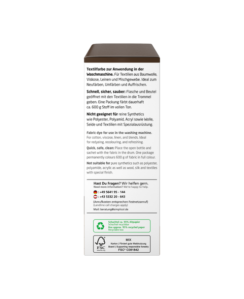 bester-kauf.ch Simplicol Intensiv Textilfarbe Espresso-Braun Simplicol Textilfarbe