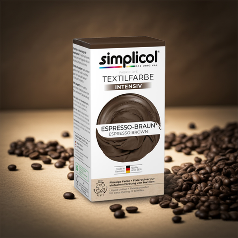 Simplicol Intensiv Textilfarbe Espresso-Braun - bester-kauf.ch Simplicol