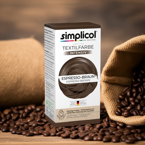 Simplicol Intensiv Textilfarbe Espresso-Braun - bester-kauf.ch Simplicol