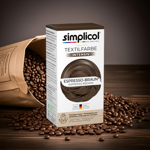 Simplicol Intensiv Textilfarbe Espresso-Braun - bester-kauf.ch Simplicol