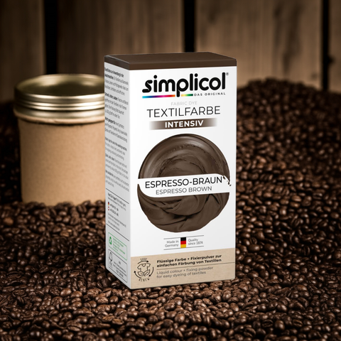 Simplicol Intensiv Textilfarbe Espresso-Braun - bester-kauf.ch Simplicol