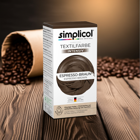 Simplicol Intensiv Textilfarbe Espresso-Braun - bester-kauf.ch Simplicol