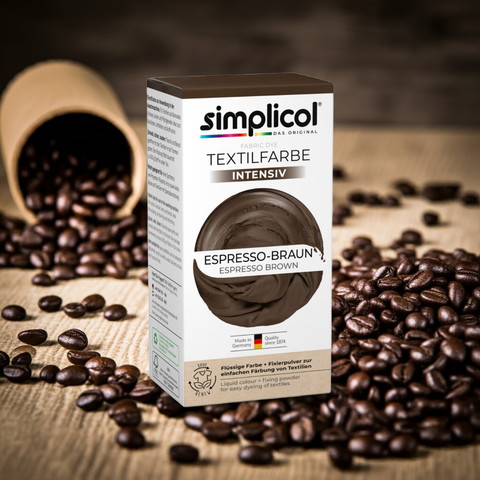 Simplicol Intensiv Textilfarbe Espresso-Braun - bester-kauf.ch Simplicol
