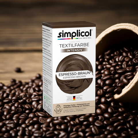 Simplicol Intensiv Textilfarbe Espresso-Braun - bester-kauf.ch Simplicol