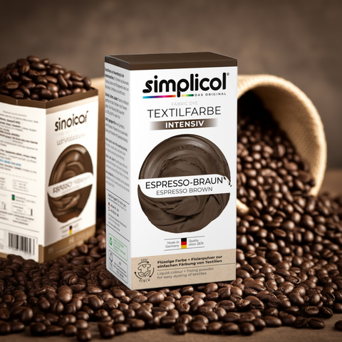 Simplicol Intensiv Textilfarbe Espresso-Braun - bester-kauf.ch Simplicol