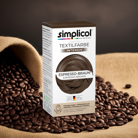 Simplicol Intensiv Textilfarbe Espresso-Braun - bester-kauf.ch Simplicol