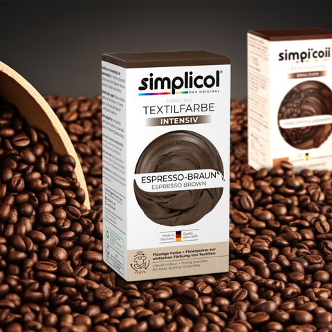 Simplicol Intensiv Textilfarbe Espresso-Braun - bester-kauf.ch Simplicol