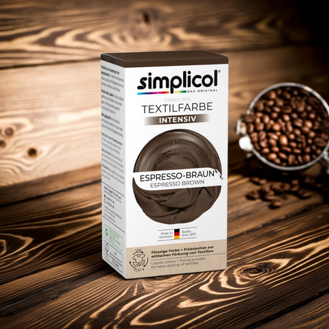 Simplicol Intensiv Textilfarbe Espresso-Braun - bester-kauf.ch Simplicol