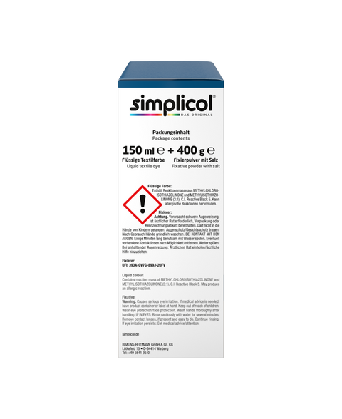 bester-kauf.ch Simplicol Intensiv Textilfarbe Opal-Petrol Simplicol Textilfarbe