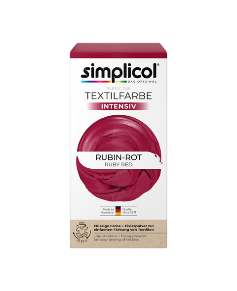 bester-kauf.ch Simplicol Intensiv Textilfarbe Rubin-Rot Simplicol Textilfarbe