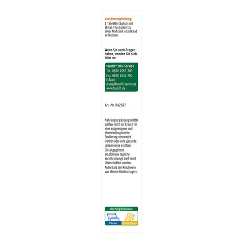 bester-kauf.ch Taxofit B-Komplex Forte Folsäure Mini-Tabletten Taxofit Nahrungsergänzung