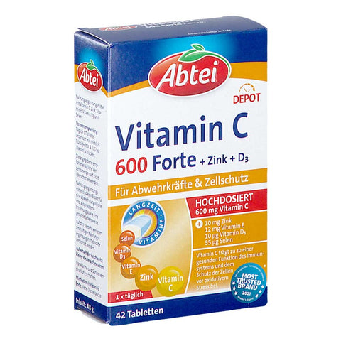 bester-kauf.ch Vitamin C 600 Forte Abtei Nahrungsergänzung