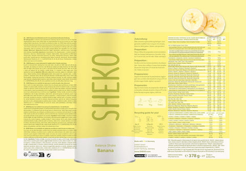 Balance Shake Banane (378g) - bester-kauf.ch SHEKO