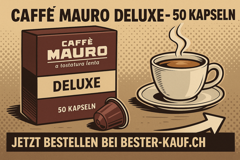 Caffè Mauro DELUXE – 50 Kapseln: Intensiver Genuss in jeder Tasse