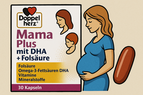 Doppelherz Mama Plus mit DHA + Folsäure – Für die Gesundheit von Mutter & Kind
