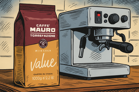 Caffè Mauro Value Espresso 10/90 – 1kg Bohnen